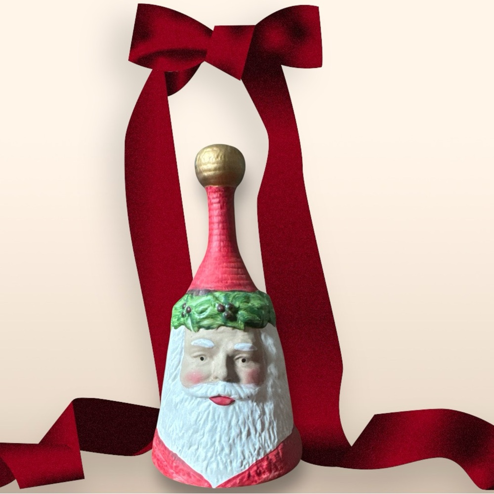 Vintage Santa bell decoration
